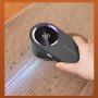 Rechargeable Fabric Shaver With Digital Display - USB Powered Alloy Steel Blade Ideal For Clothing Sofas Furniture & Carpets