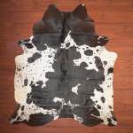 Aa Grade Cow Hide 479 Black white XXL - Extra Extra Large Black white Spotted