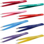 Focus Rubberized Anti-slide Coloured Slant Tweezer