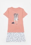 Superbalist Printed Tee & Skirt Set - White & Pink