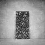 Laser Cut Screen - Design 046 - 1040 X 535 X 20 Matt Black Outdoor