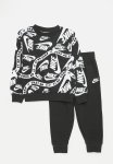 Nike All-over Print Futura Crewneck And Joggers Set - Black