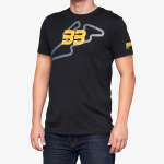 Brad Binder BB33 Track T-Shirt Black- Large