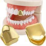 1PC Dazzling Hip Hop Vampire Grill Teeth Grill For Men And Women Jewelry