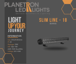Planetron Slimline 18 Light Bar For