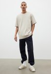 Regular Fit Nylon Trousers - Navy Blue