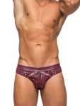 Dazzle Thong - Burgandy