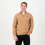 Quarter Zip Knit-toffee - 4XL