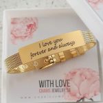 G13 - Personalized Bracelet Adjustable Strap Stainless Steel Ready In 3 Days