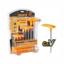 Ingco Hex Wrench Set T-handle Ball Point HHKT8082