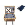 Outdoor Buddy - 2 Person Wicker Picnic Basket & Picnic Blanket