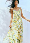Tiered Strappy Dress - Multi Yellow