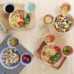 1PC Wheat Bowl Straw Cutlery Minnie Bowl Gift Interesting Dish Fruit Bowl Restaurant Use Eid Al-adha Mubarak
