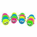 Rainbow Squishy Worm With Light M