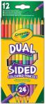 Crayola 12 Dual Sided Coloured Pencils