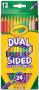 Crayola 12 Dual Sided Coloured Pencils