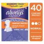 Always Pantyliners Normal Individually Wrapped 40s