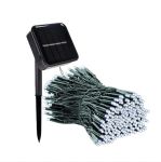 Outdoor Solar Christmas Waterproof Garland Light String- WHITE-12M