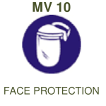 MV10: Full Face Protection Mandatory – Small
