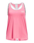 Girls' Ua Knockout Tank - Pink Punk Ymd