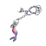 Bag Charm With Two Charms Mermaid & Dolphin
