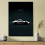 GT3 Rs Supercar Canvas Art Print - Modern Wall Decor For Living Room Bedroom Office - Unframed Vehicle-themed Poster