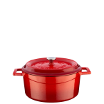 Lava Round Casserole 24CM - Red