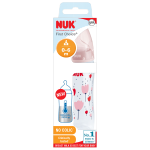 Temperature Control Bottle Silicone Teat 0-6 Months 300ML Pink white