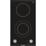 Bosch Serie 2 Electric Domino Hob 30 Cm Black PKF375CA1E