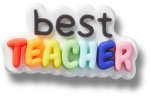 Best Teacher Jibbitz - Multi Osfa