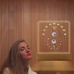 Yofidra Sauna Thermometer 2 In 1 Fahrenheit Thermometer Hygrometer With LED Light Sauna Accessories For Sauna Room Hotel