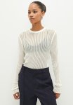 Sheer Knitted Top - Ecru