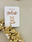 Baie Geluk Kaartjie Dogtertjie
