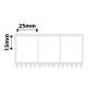 NB570 - NIIMBOT - K3 ONLY - 25X15MM/3L2R - 5 400 WHITE LABELS