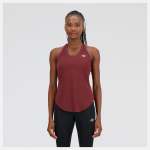 New Balance Woman's Accelerate Tank - Burgundy - XL