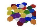 Plastic Beads Round Flat Plain 25MM 2000 Per Colour Per Bag