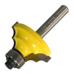 Protech Double Round Bit 1 1 4" X 9 16" Radius 3 16" 1 4" Shank