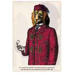 Mr Leonard Lion Art Print