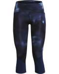 Women's Ua Fly Fast Printed Crop - Midnight NAVY-410 Sm