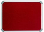 Parrot Info Board Aluminium Frame 900 900MM Burgandy