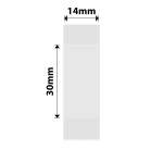 NB391 - - B18 N1 - 14X30MM - 190 Transparent Labels