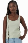 Scoop Neck Tank Top - XL Green