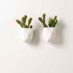 Moonrock Planter Large - Gloss White