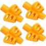 Colours Junior Pencil Training Grips Orange Pack Of 4