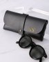 Personalised Stylish Black Sunglasses Case