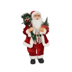Standing Santa With Bag And Tree 60CM