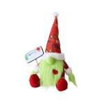 Grinch Plush Gnome With Signboard 30X22X10CM