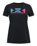 Girls' Ua Tech Box Logo Short Sleeve - Black Ymd