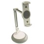 360 Degree Swivel Folding Phone Tablet Stand - White Gray