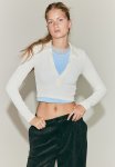 Collared Jersey Top - Cream